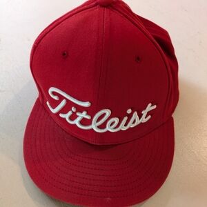 Titleist Red Baseball Cap